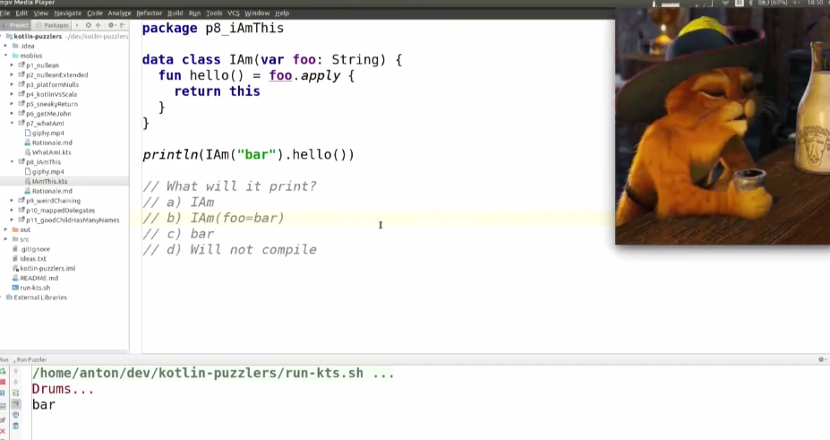Kotlin, puzzlers and 2 Kekses: Вы уверены, что знаете, как ведет себя Kotlin? - 14