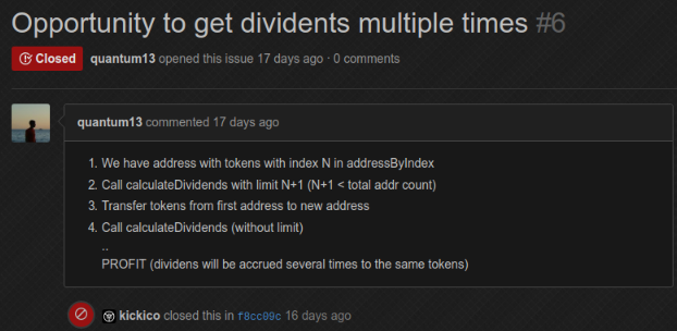 Как я искал (и нашел!) баги в смартконтракте проекта kickico - 4