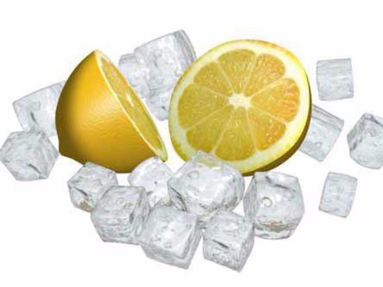 От лимона со льдом можно отравиться