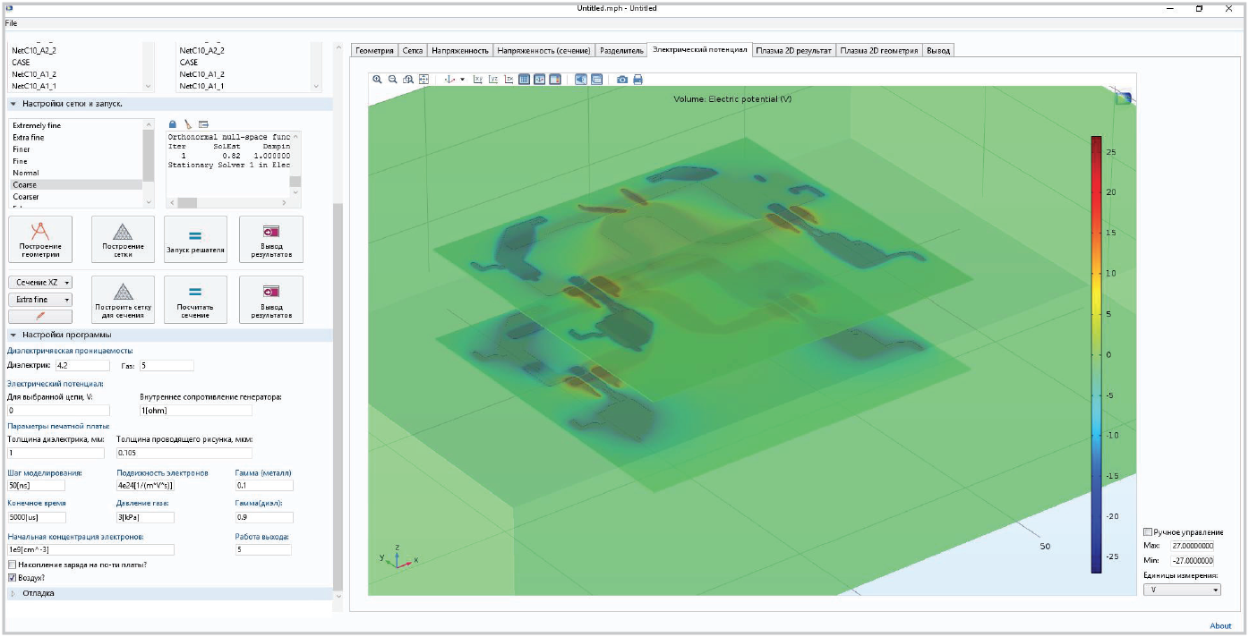 Определение областей возникновения электрической дуги в электронике спутниковых систем - 5