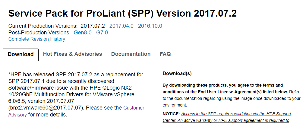 Последнее обновление для HPE ProLiant выводило из строя сетевые адаптеры - 2