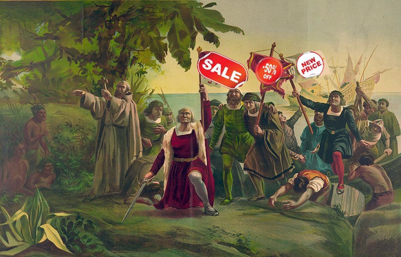 День Колумба или история появления распродаж - 1 image