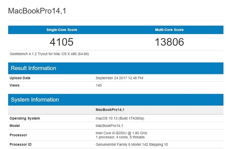 Ноутбуки MacBook Pro обновят, оснастив новыми CPU Intel 