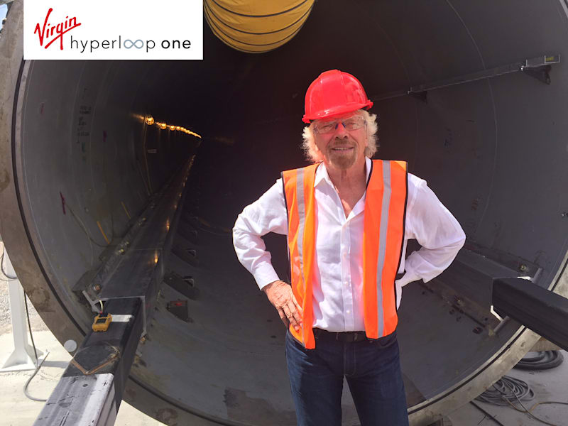 Hyperloop One получила инвестицию от Ричарда Брэнсона, став «Virgin Hyperloop One» - 1