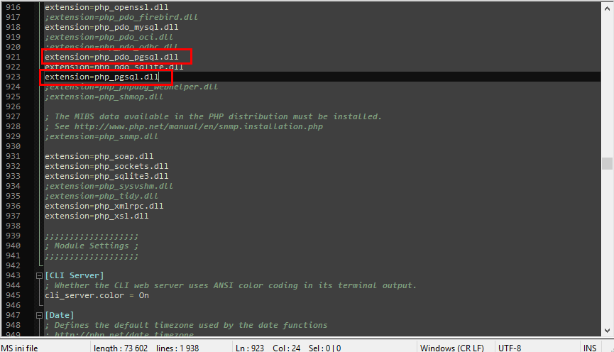 Как развернуть phpPgAdmin и phpMyAdmin на Windows - 4 step3