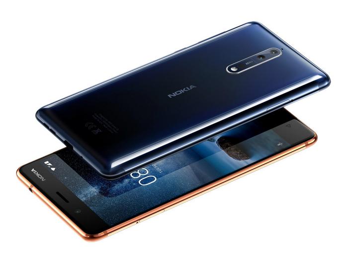 Nokia 8 c 6 ГБ ОЗУ и 128 ГБ флэш-памяти