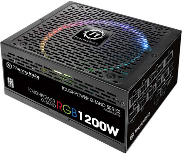 БП Thermaltake Toughpower Grand RGB Platinum оснащены модульными кабельными системами и вентиляторами Riing 14 RGB с 256-цветной подсветкой