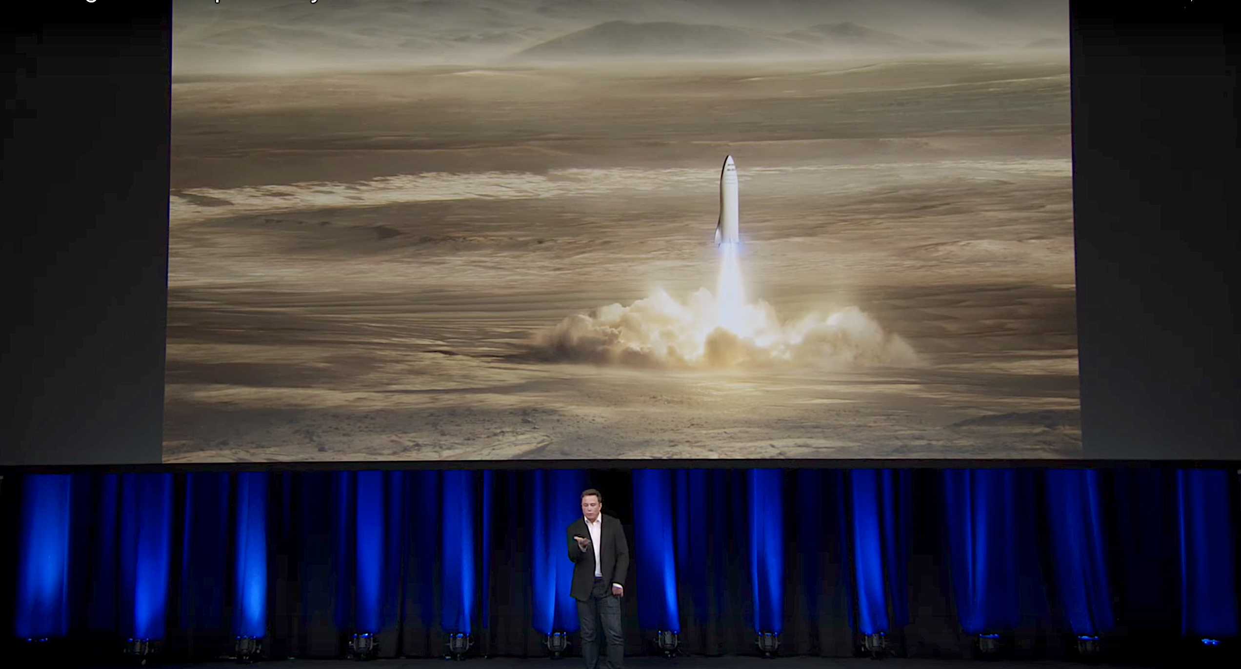 Илон Маск рассказал о полете на Марс и межпланетной транспортной системе - 1