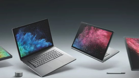 Microsoft предлагеает Surface Book 2 для творческой работы и игр VR