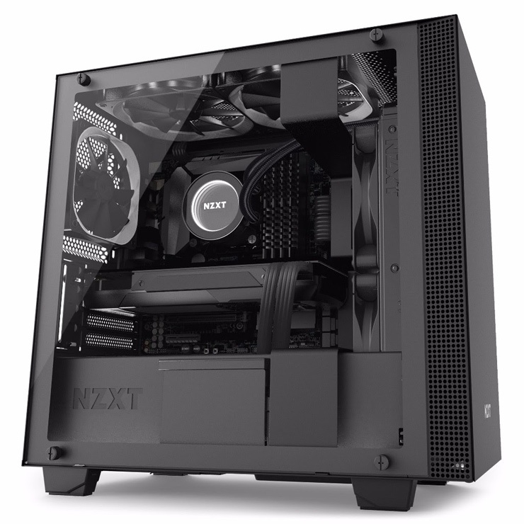 В корпуса NZXT H700i, H400i и H200i встроен цифровой контроллер вентиляторов и подсветки