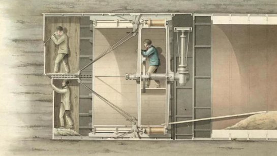 В продажу поступит историческая планировка первого в мире подводного туннеля