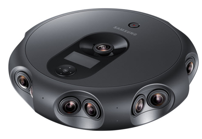 Представлена камера Samsung 360 Round, оснащенная 17 объективами