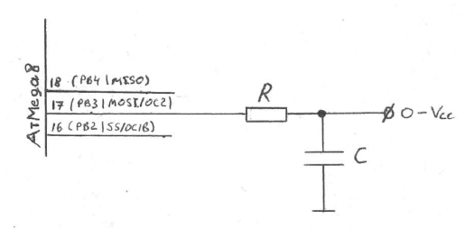 схема ШИМ на микроконтроллере AVR