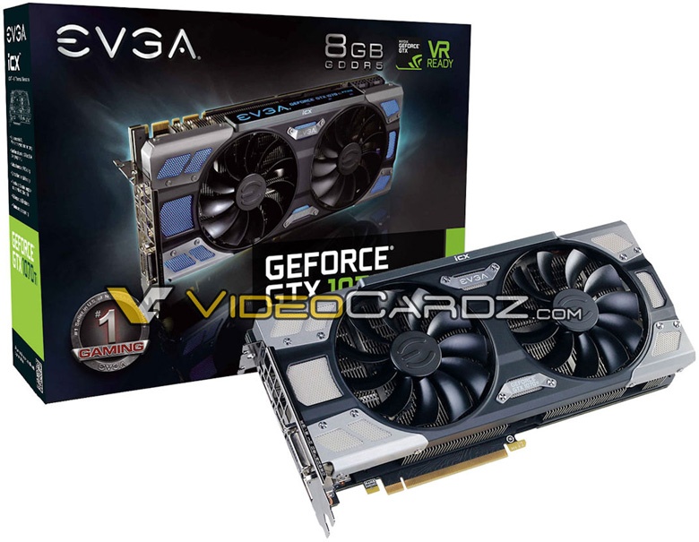 Компания EVGA планирует выпуск нескольких моделей на базе Nvidia GeForce GTX 1070 Ti