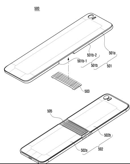 Появились новые эскизы смартфона Samsung со сгибающимся дисплеем