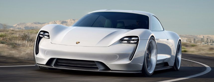 В сети появились снимки нового Porsche Mission E