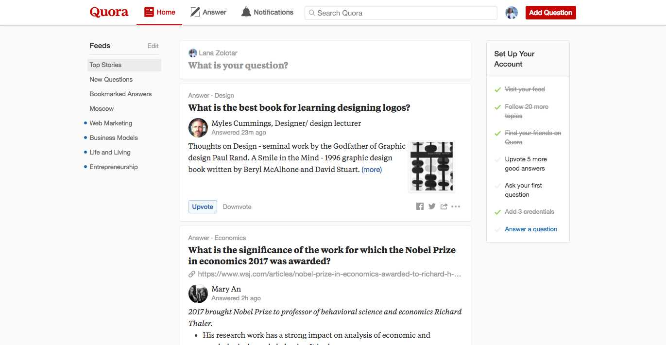 10 уроков рекомендательной системы Quora - 2