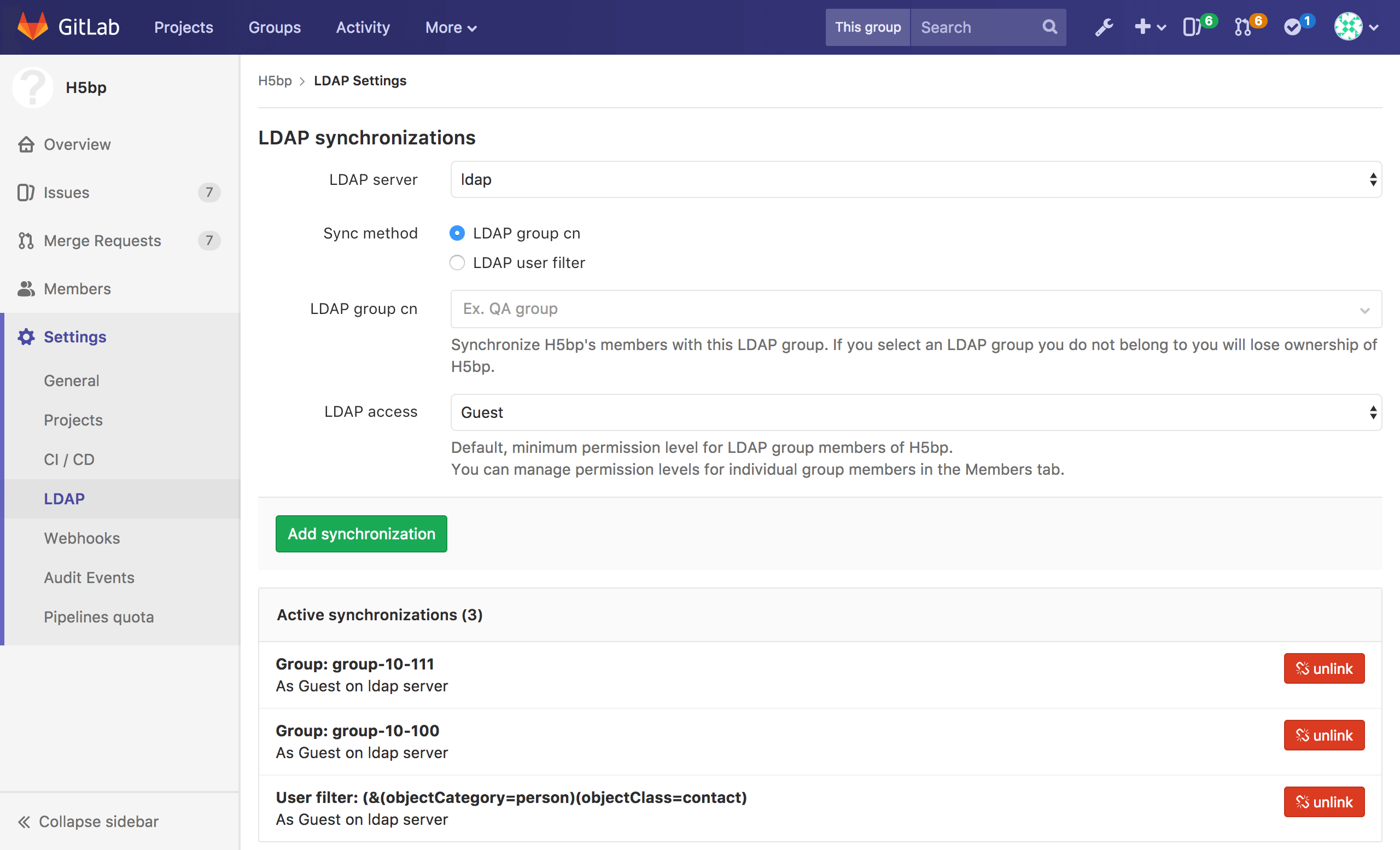 Иллюстрация к LDAP Group Sync Filters