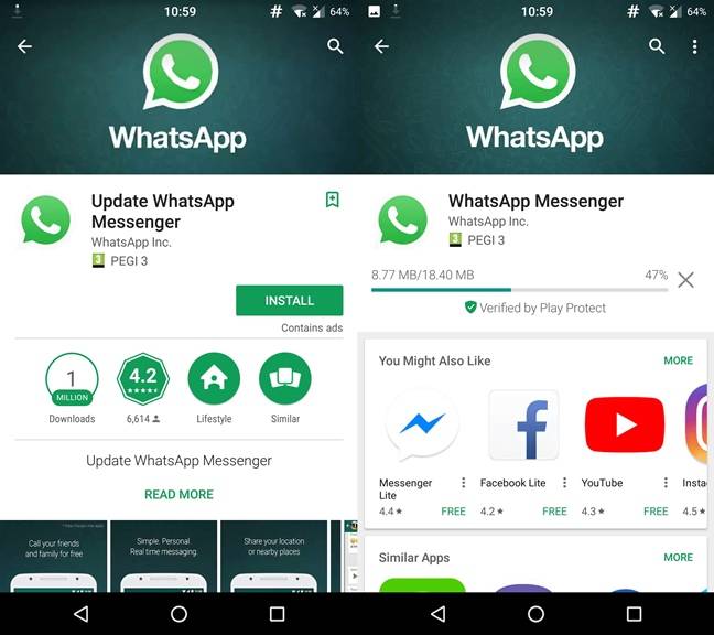 Более миллиона пользователей Google Play скачали фальшивое приложение WhatsApp - 1