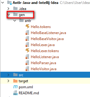 Пошаговое руководство работы с Antlr4 с Maven проектом для Java через Intellij Idea - 9