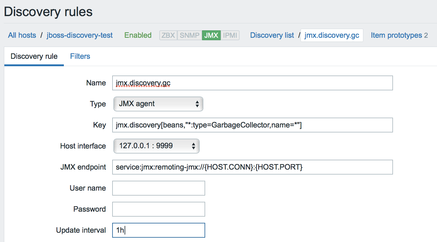 Новые возможности мониторинга Java приложений в Zabbix 3.4 - 15