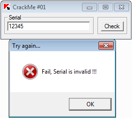 Подробный разбор решения crackme01_x64 - 1