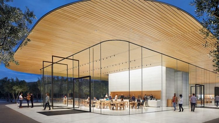 Apple открыла центр для посетителей в своей новой штаб-квартире