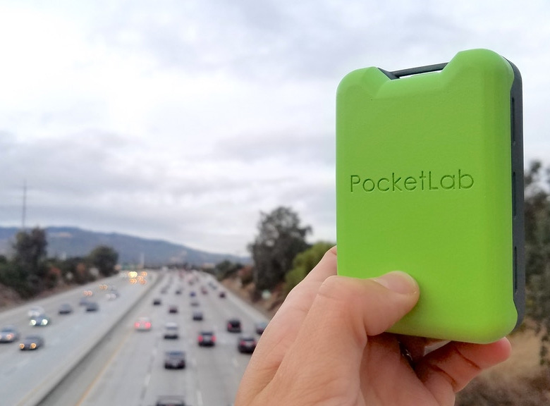 PocketLab Air измеряет уровень CO2, озона и твердых частиц