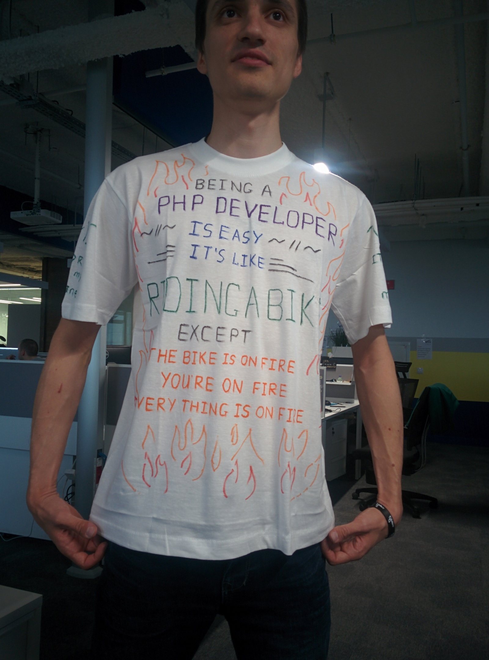 Туту.ру: Как провести День айтишника своими силами и недорого - 4 Футболка php developer