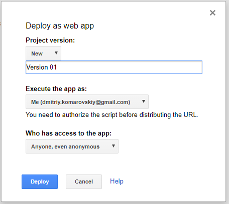 Данные из Google Таблиц на вашем сайте - 4 Данные из Google Таблиц на вашем сайте - 4