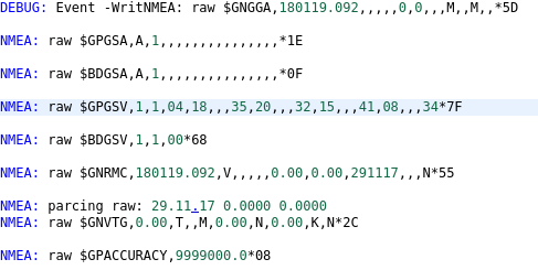 Парсинг NMEA GNSS для микроконтроллеров и встраиваемых систем - 1