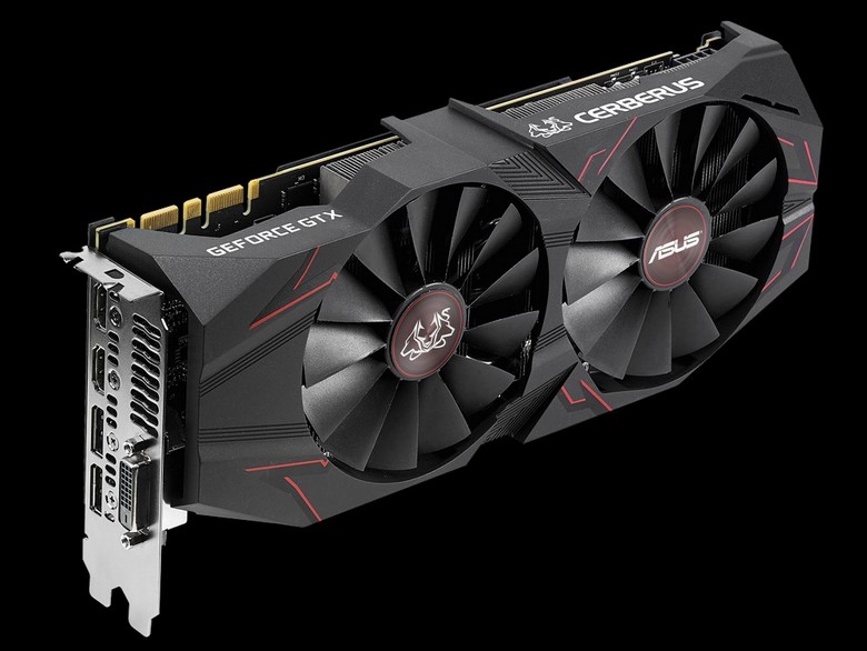 Asus представила видеокарты Cerberus GeForce GTX 1070 Ti