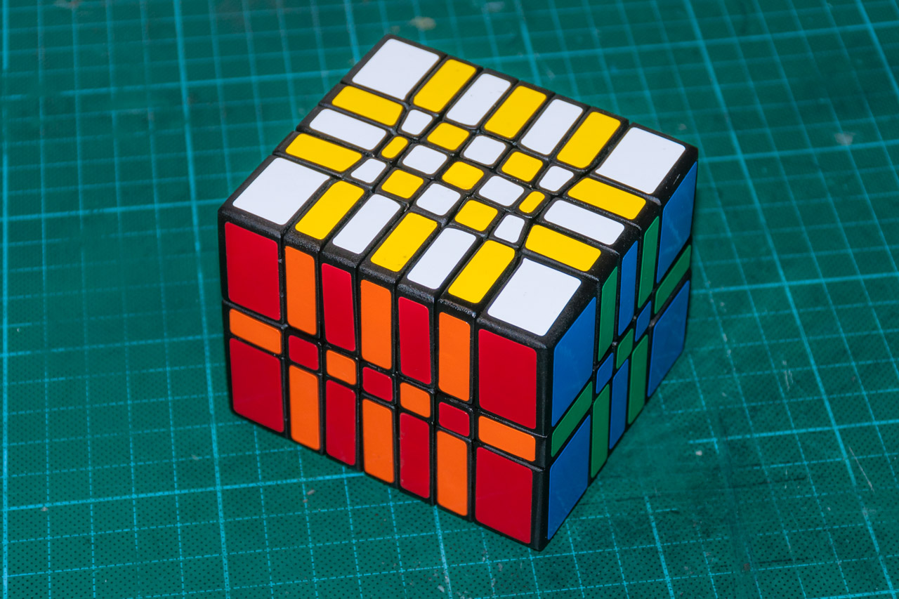 Узоры на кубике Рубика 7х7