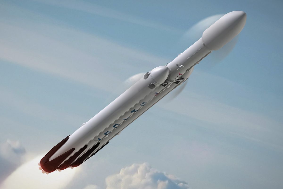 Электромобиль в нагрузке январского испытания Falcon Heavy оказался шуткой - 1 Электромобиль в нагрузке январского испытания Falcon Heavy оказался шуткой - 1