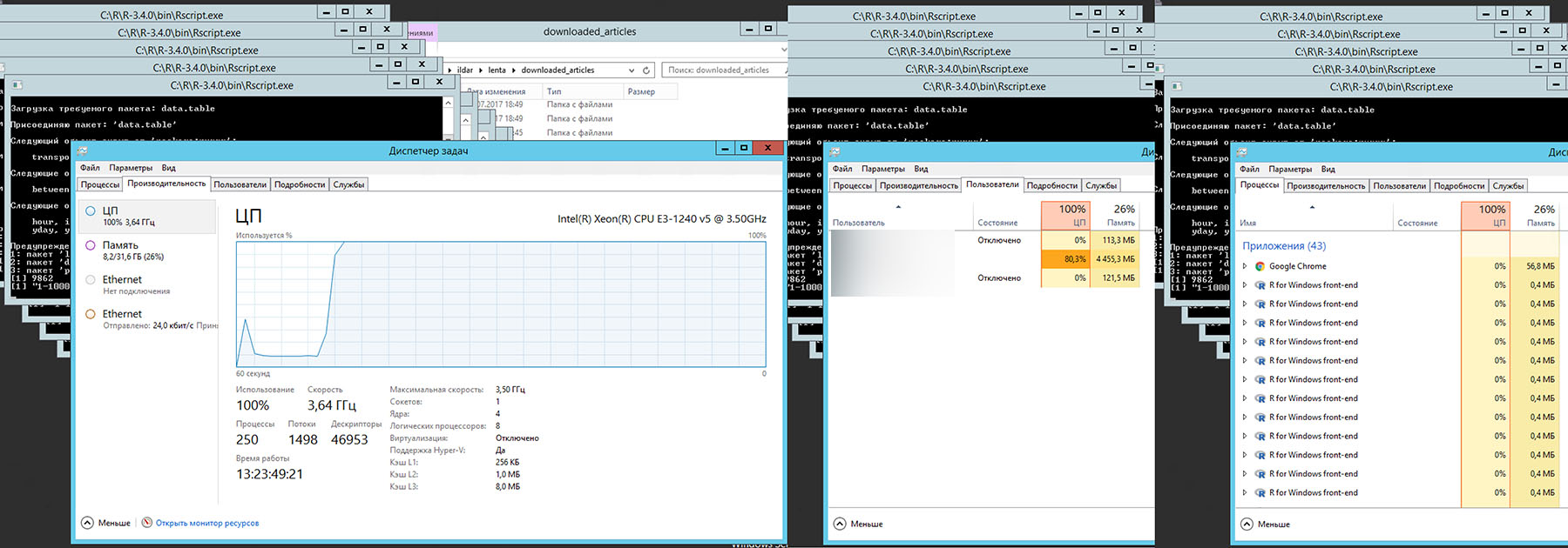 Анализируй это — Lenta.ru - 4 Загрузка компьютера в момент одновременного парсинга страниц