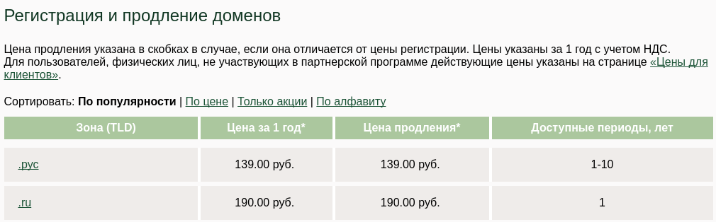 Обзор зарубежных и российских регистраторов доменных имён. Сравнение маркетинговых уловок у нас и у них - 16