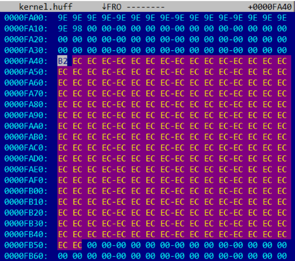 Восстановление таблиц Хаффмана в Intel ME 11.x - 4