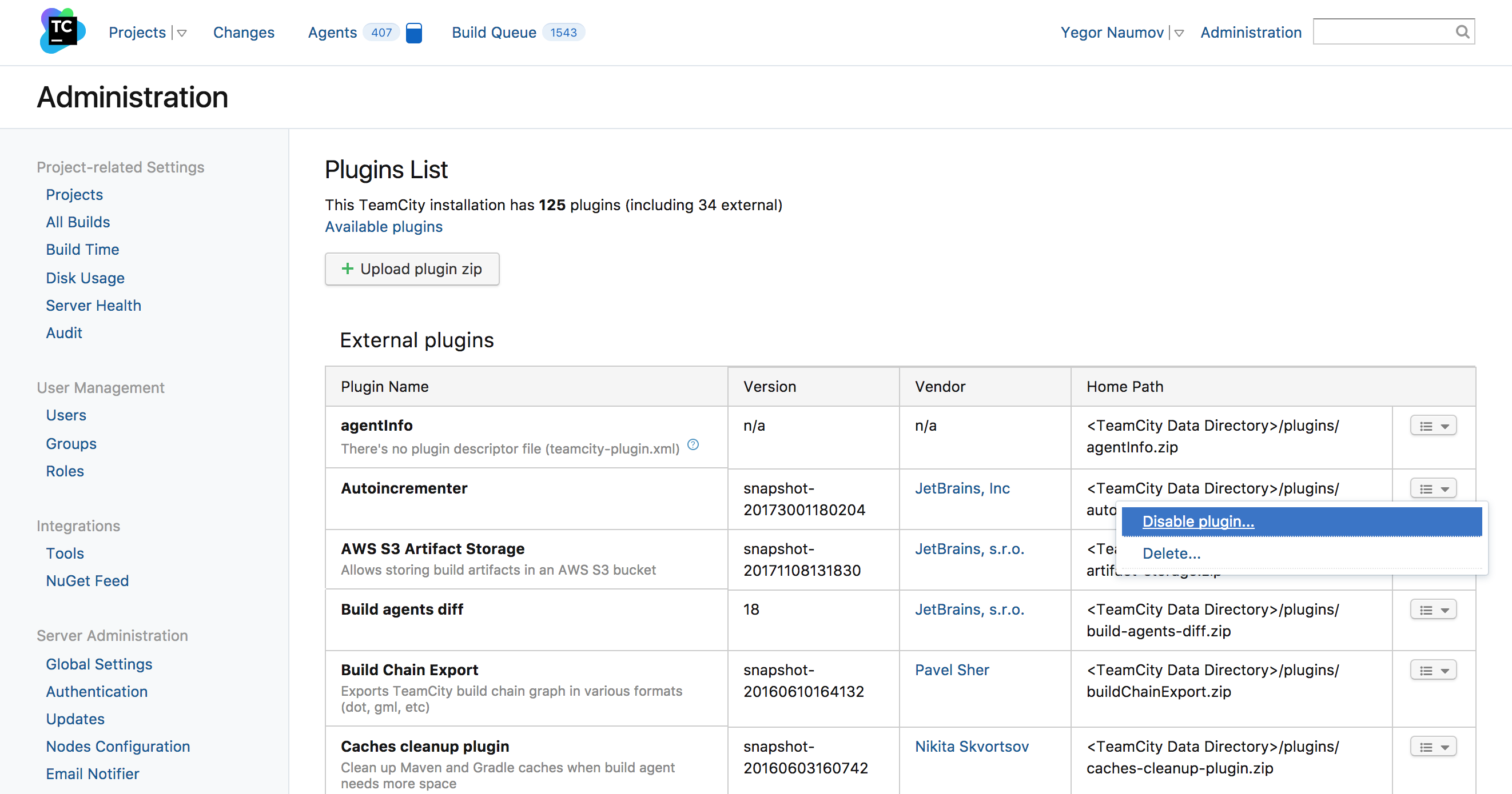 Plugin Management