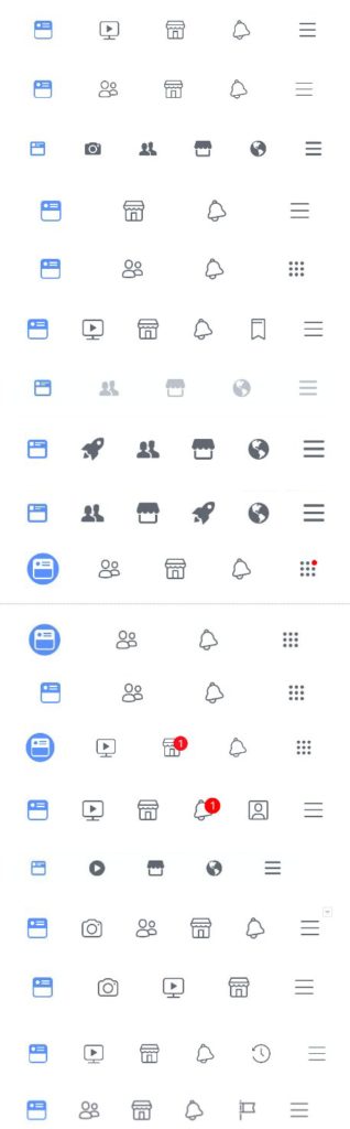 Дайджест продуктового дизайна, ноябрь 2017 - 10 A designer has collected at least 66 (!!!) active versions of Facebook app’s navbar