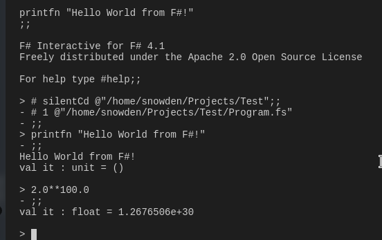 F# на Linux как лекарство для души - 7 F# на Linux как лекарство для души - 7