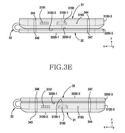 Появилось описание еще одного необычного концепта смартфона Samsung со сгибающимся дисплеем