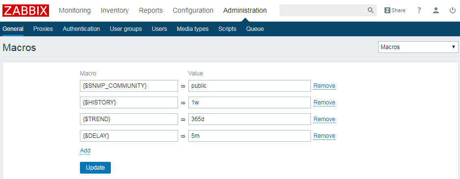 Zabbix 3.4: Макросы в интервалах времени - 4