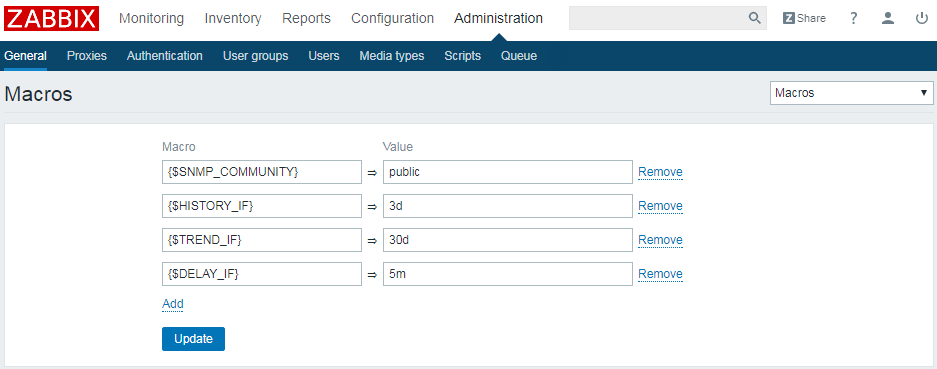 Zabbix 3.4: Макросы в интервалах времени - 6