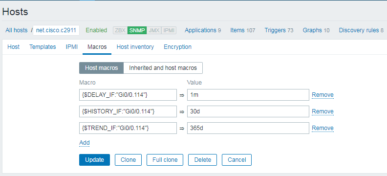 Zabbix 3.4: Макросы в интервалах времени - 8