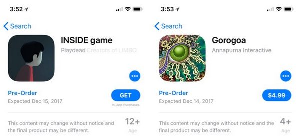 На приложения в App Store теперь можно оформлять предварительный заказ