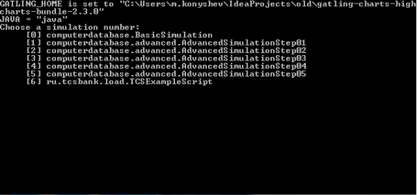 Терминал Gatling