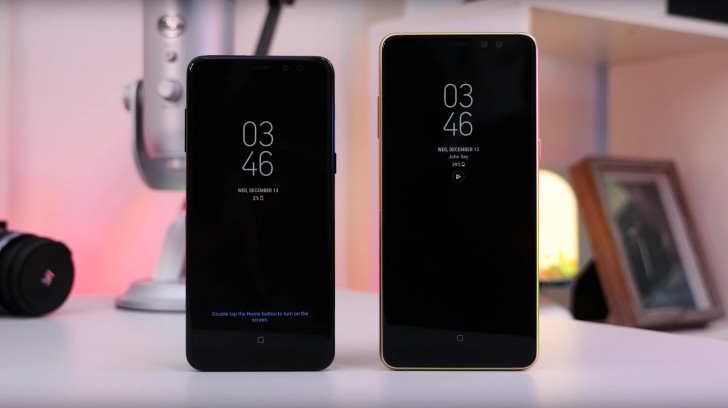 Смартфоны Samsung Galaxy A8 и Galaxy A8+ засветились в первом обзоре