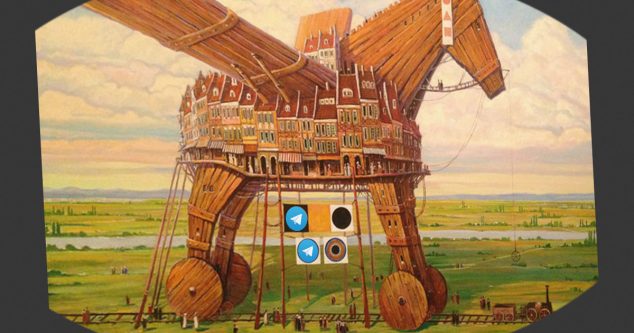 «Бундес-троян» помог полиции ФРГ копировать переписку пользователей Telegram - 1 верещагин-конь