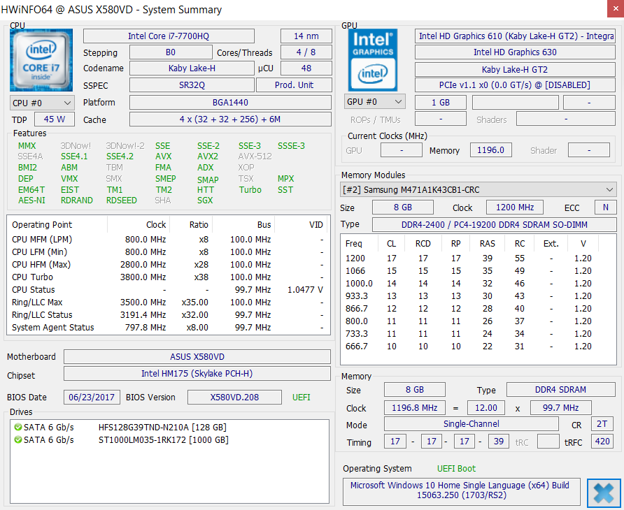 Обзор ноутбука ASUS N580VD - 16