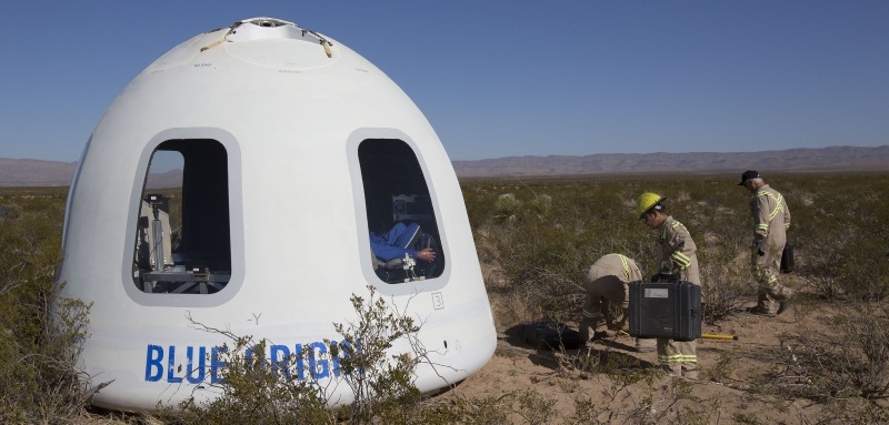 Полет на New Shepard от первого лица - 1